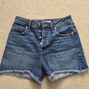 GOOD AMERICAN HIGH RISE SHORTS 0/25